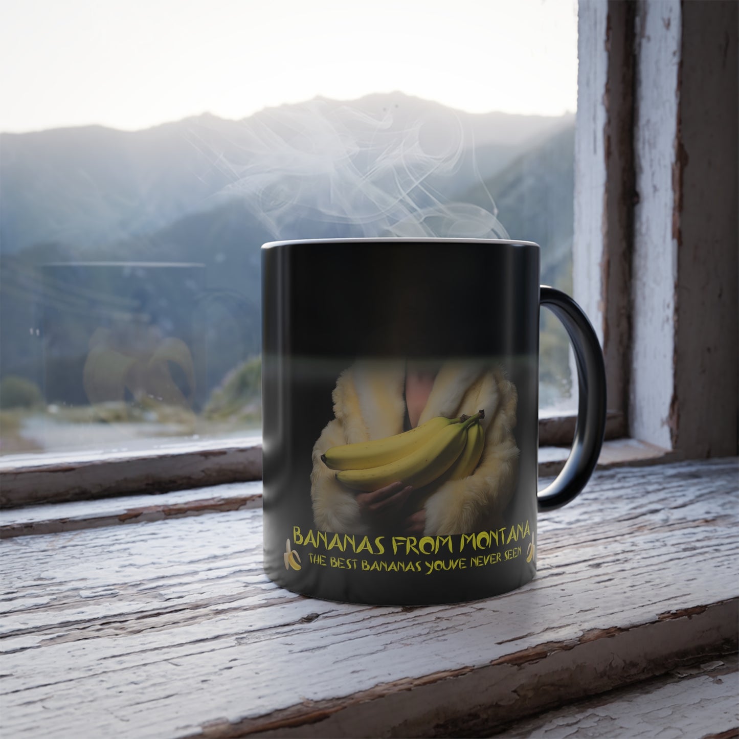 🍌 Bananas from Montana 🍌 - Heat Sensitive Mug