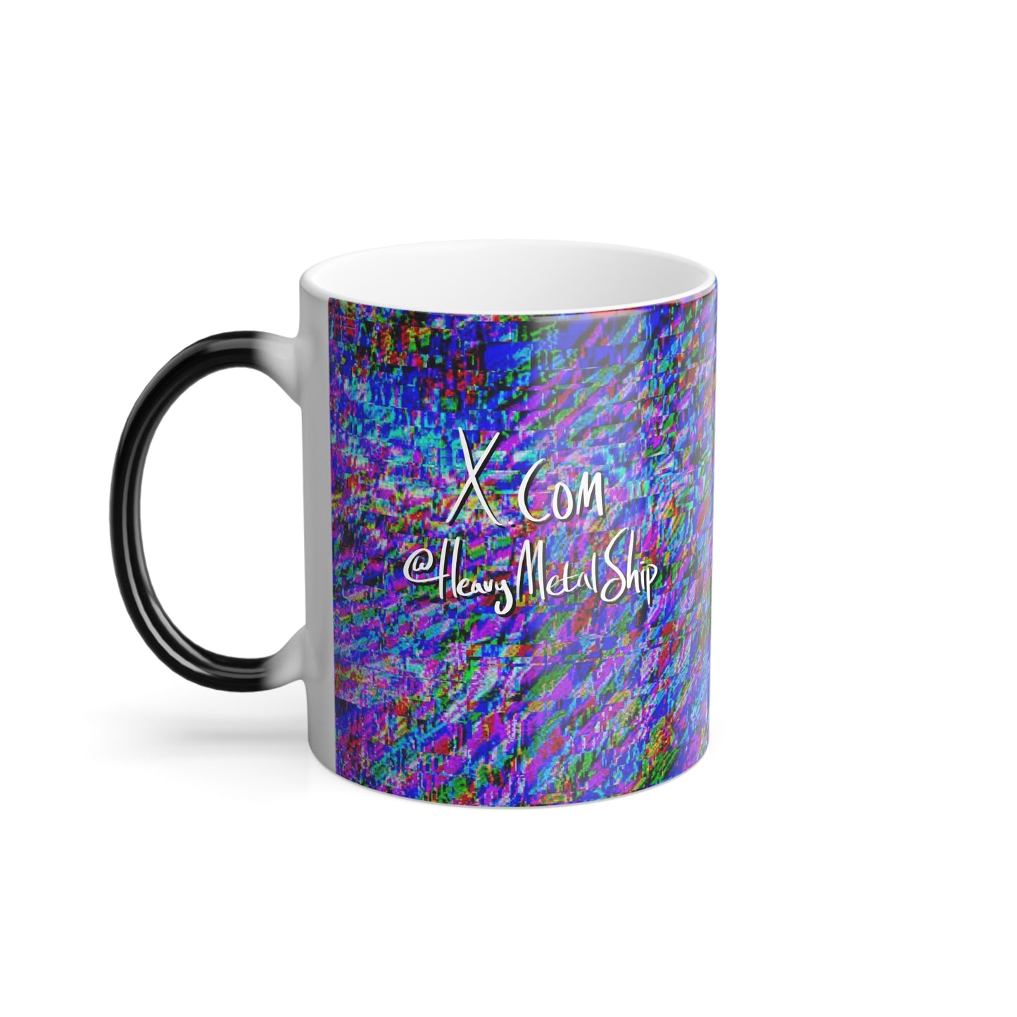 Glitched “Stay Hydrated” Heat Sensitive Mug