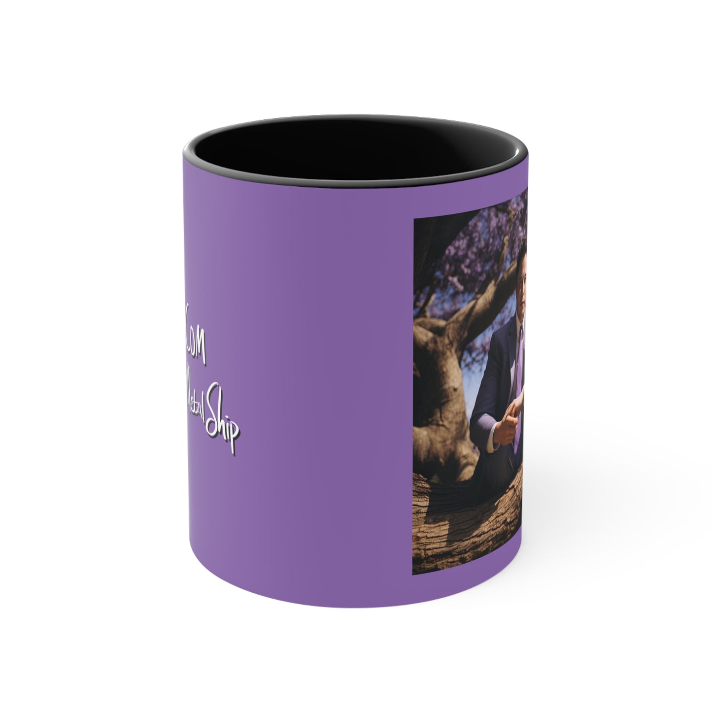 Elon Musk in a Jacaranda Tree 2 - Mug