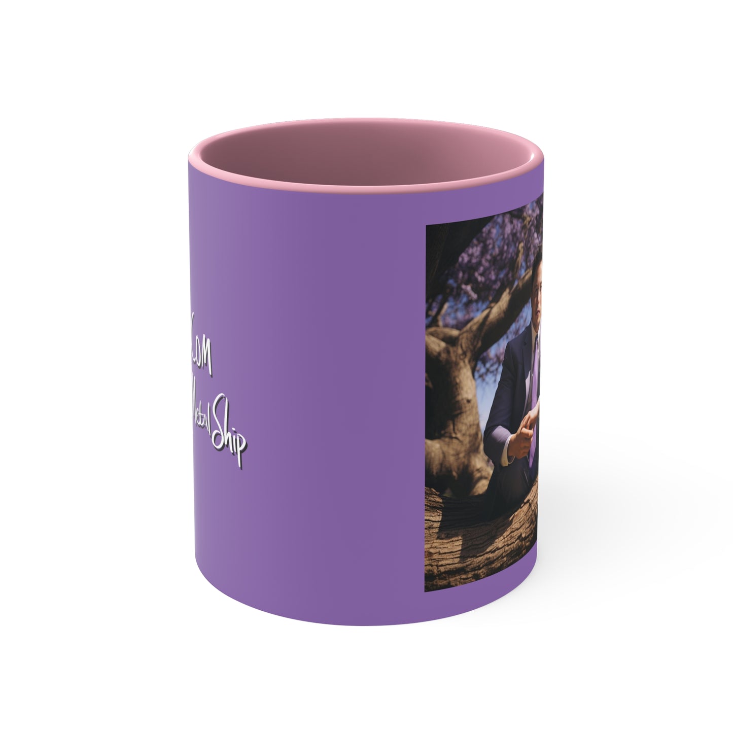 Elon Musk in a Jacaranda Tree 2 - Mug