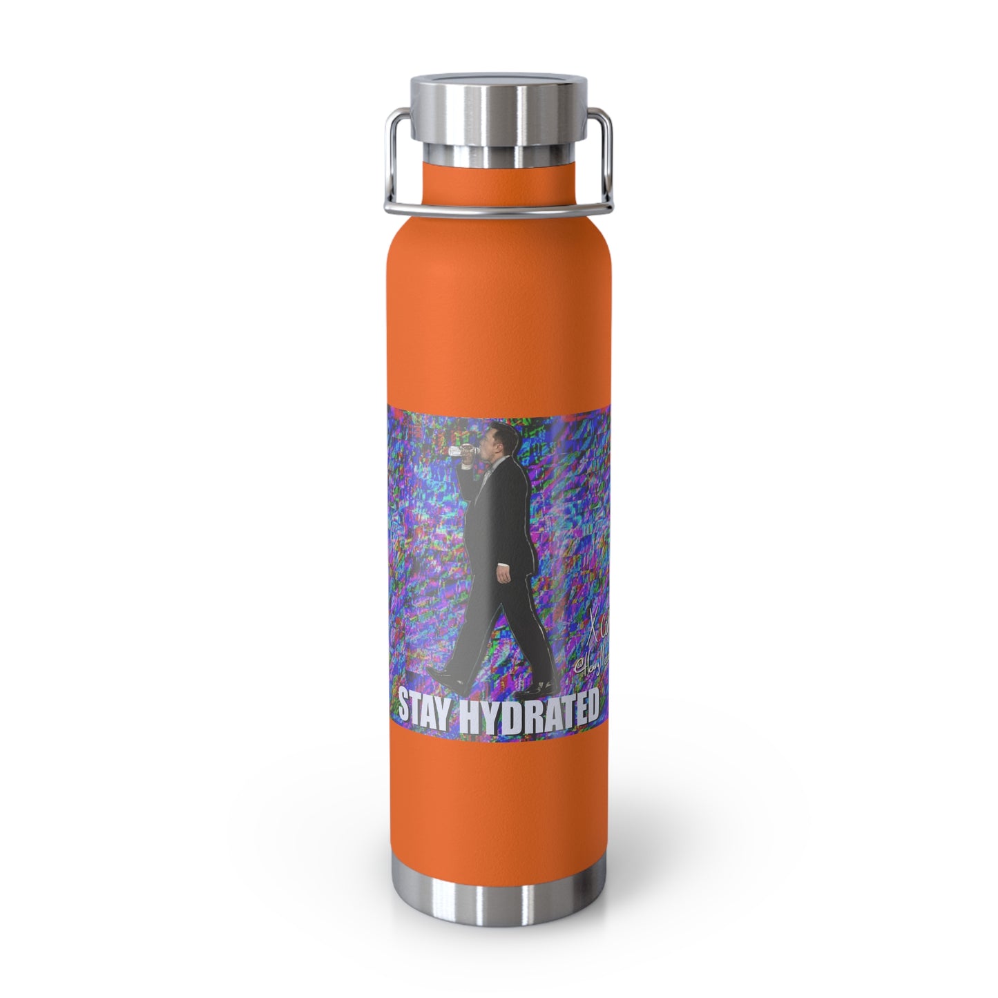 Glitched “Stay Hydrated” Thermos