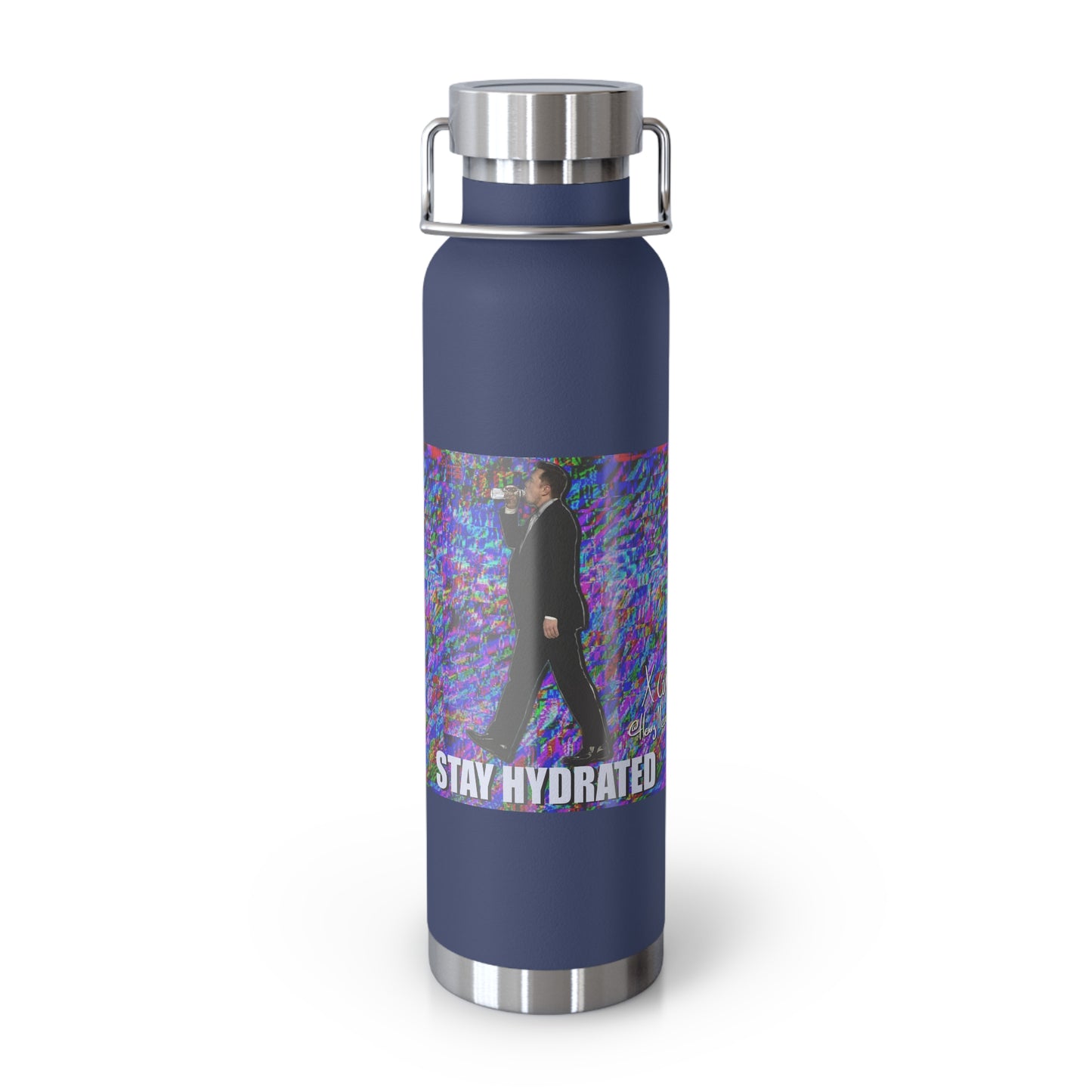 Glitched “Stay Hydrated” Thermos