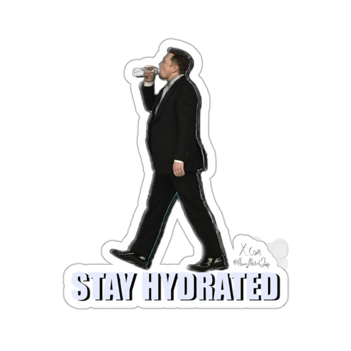 “Stay Hydrated” Sticker