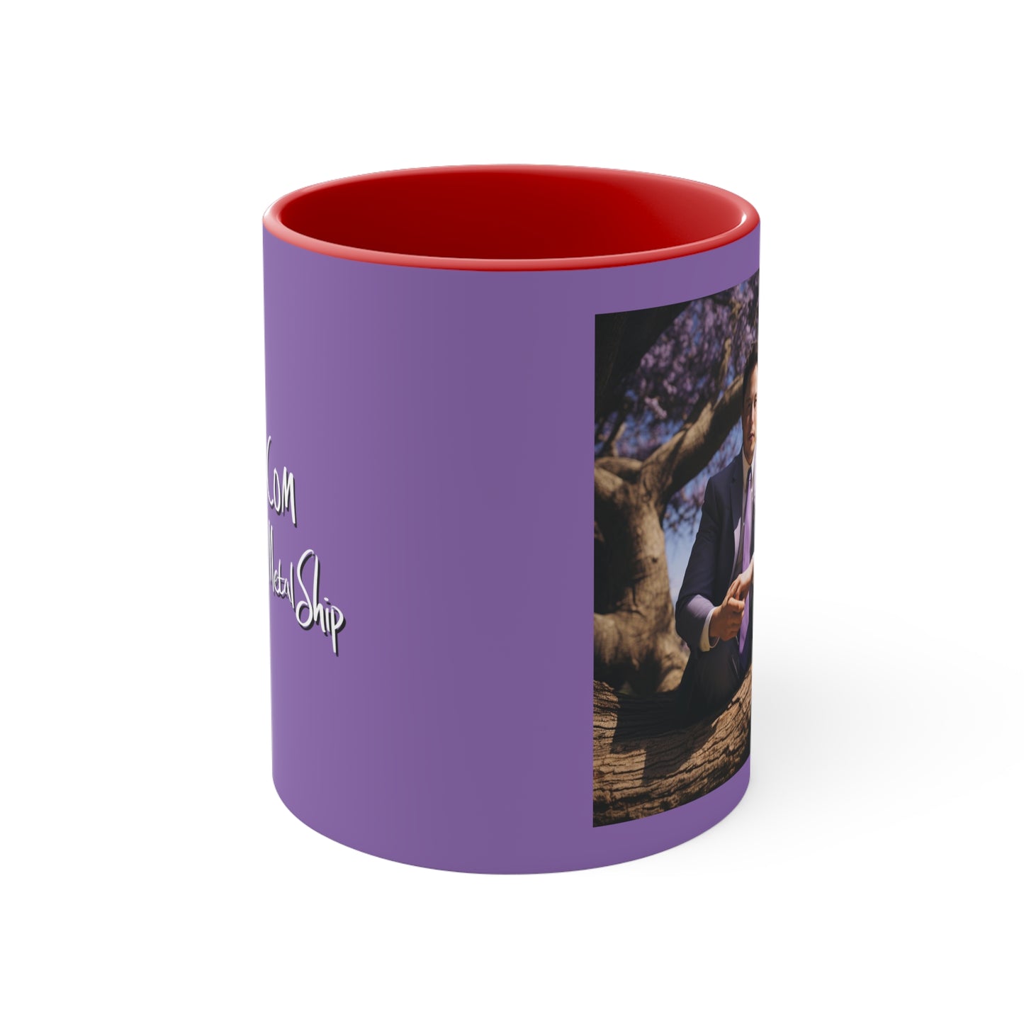 Elon Musk in a Jacaranda Tree 2 - Mug