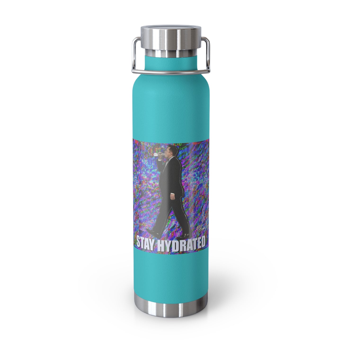 Glitched “Stay Hydrated” Thermos