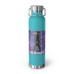 Customizable "Stay Hydrated" 22oz Insulated Water Bottle