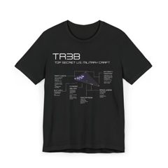 TR3B Top Secret Military Craft Schematic T-Shirt